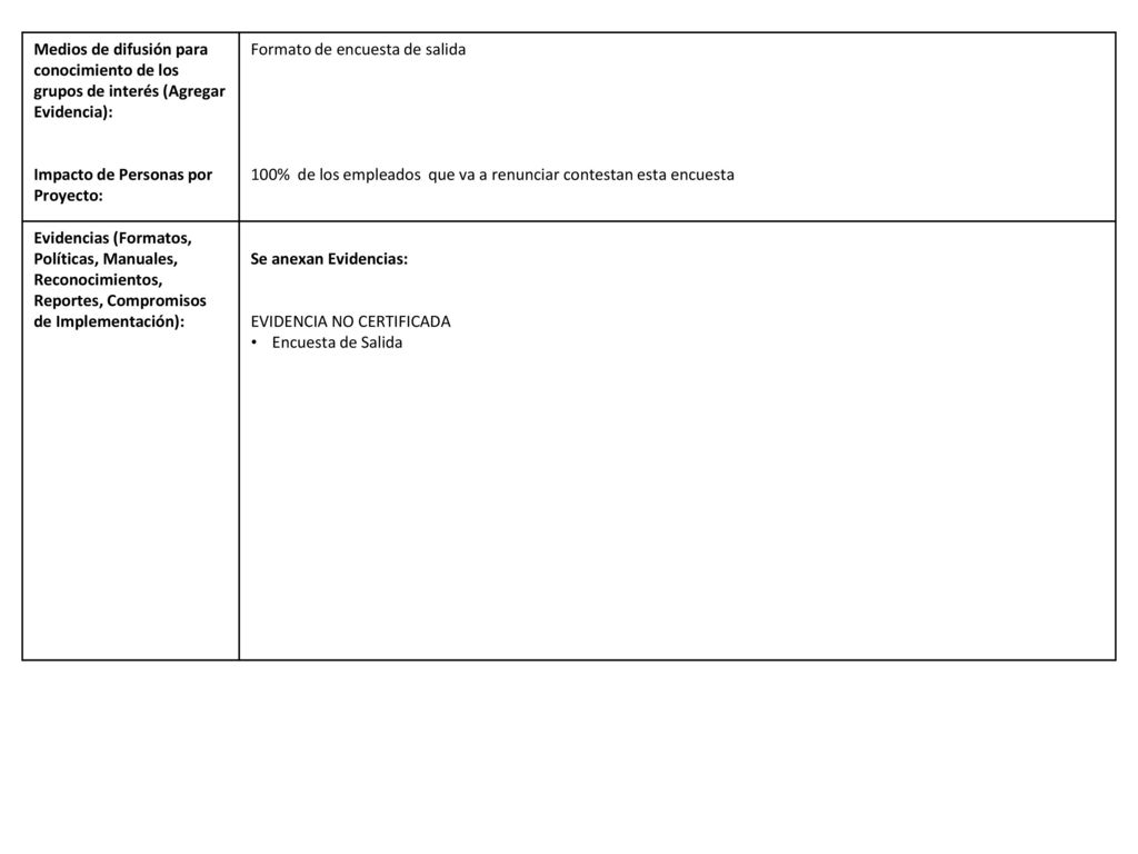 Medios de difusión para conocimiento de los grupos de interés (Agregar Evidencia):