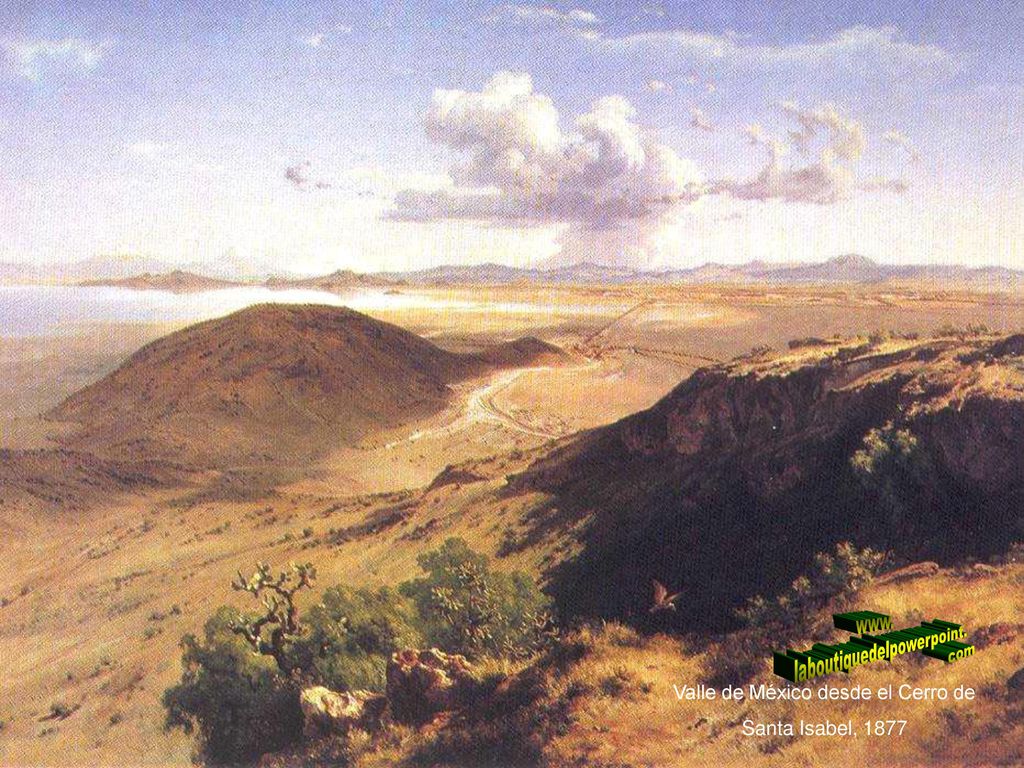 Valle de México desde el Cerro de Santa Isabel, 1877