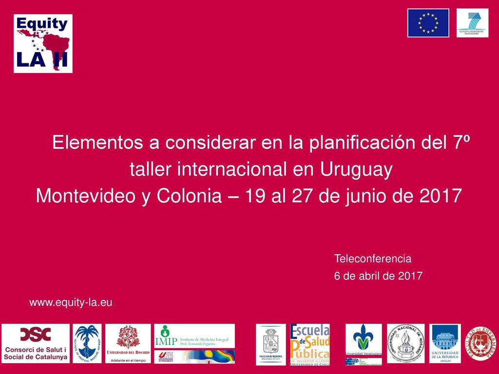 Montevideo y Colonia – 19 al 27 de junio de 2017