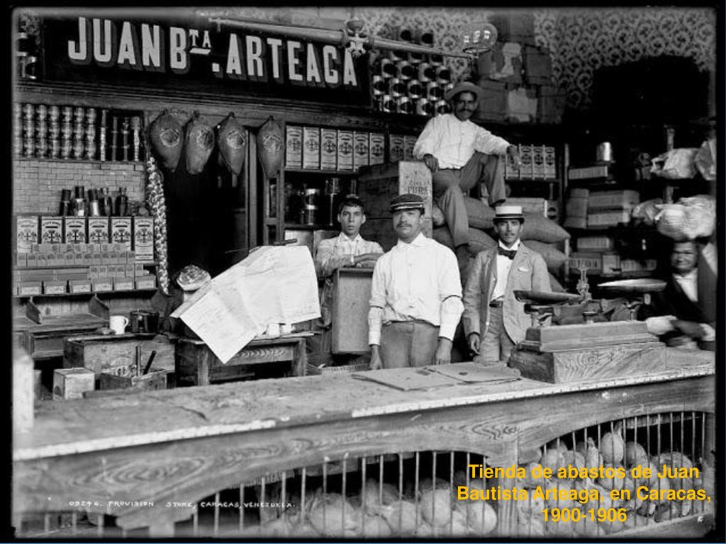 Tienda de abastos de Juan Bautista Arteaga, en Caracas,