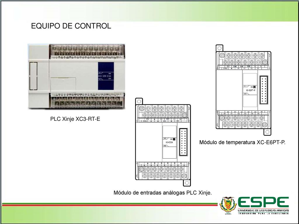 EQUIPO DE CONTROL PLC Xinje XC3-RT-E Módulo de temperatura XC-E6PT-P.