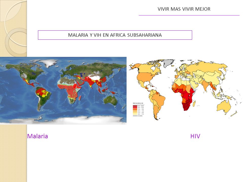 MALARIA Y VIH EN AFRICA SUBSAHARIANA