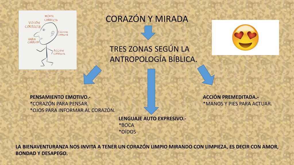 CORAZÓN Y MIRADA TRES ZONAS SEGÚN LA ANTROPOLOGÍA BÍBLICA.