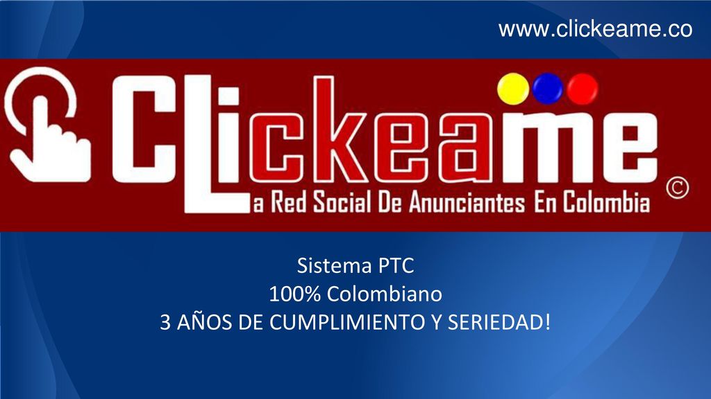 Sistema PTC 100% Colombiano 3 AÑOS DE CUMPLIMIENTO Y SERIEDAD!