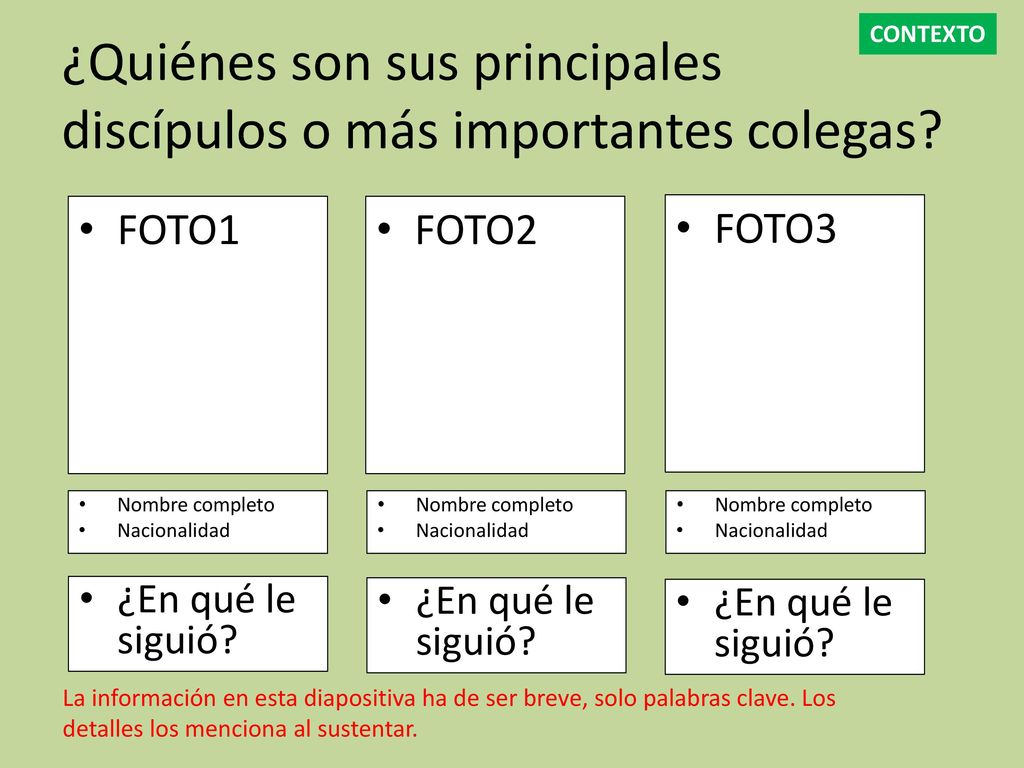 ¿Quiénes son sus principales discípulos o más importantes colegas