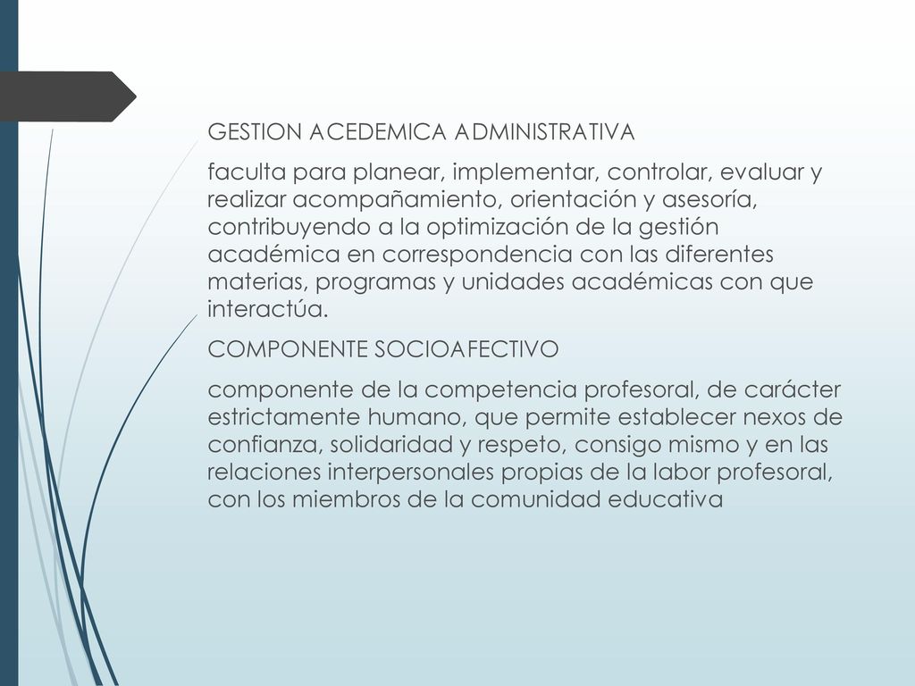 GESTION ACEDEMICA ADMINISTRATIVA faculta para planear, implementar, controlar, evaluar y realizar acompañamiento, orientación y asesoría, contribuyendo a la optimización de la gestión académica en correspondencia con las diferentes materias, programas y unidades académicas con que interactúa.