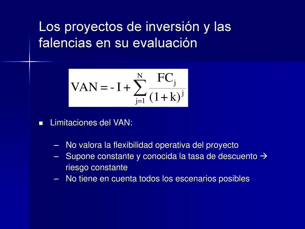 Los proyectos de inversión y las falencias en su evaluación