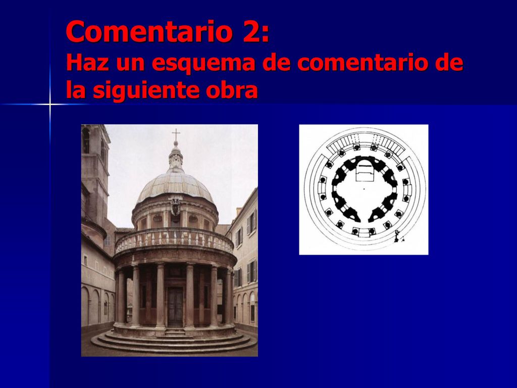 Comentario 2: Haz un esquema de comentario de la siguiente obra
