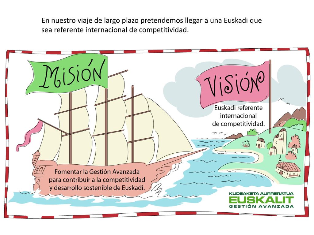 En nuestro viaje de largo plazo pretendemos llegar a una Euskadi que sea referente internacional de competitividad.