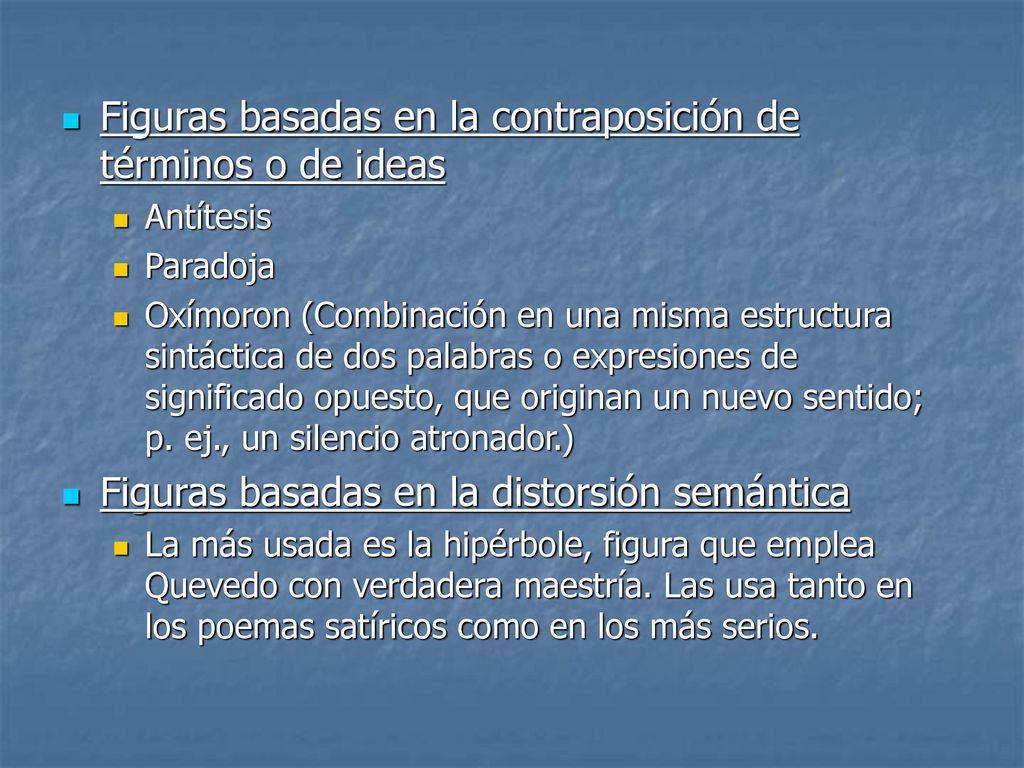 Figuras basadas en la contraposición de términos o de ideas