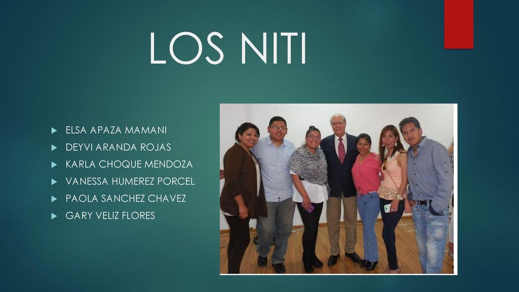 LOS NITI ELSA APAZA MAMANI DEYVI ARANDA ROJAS KARLA CHOQUE MENDOZA