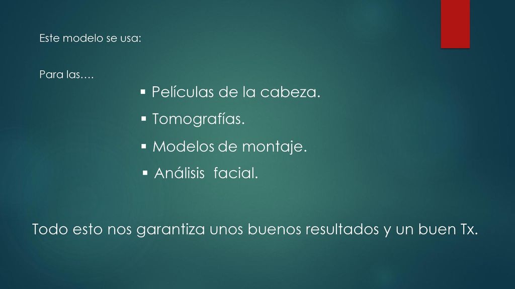 Todo esto nos garantiza unos buenos resultados y un buen Tx.