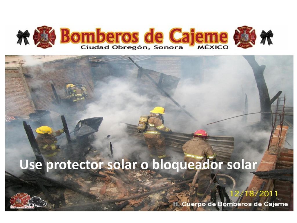 Realice en el lugar del incidente la descontaminación del EPP para eliminar la mayor cantidad de hollín y partículas después de cada incendio.