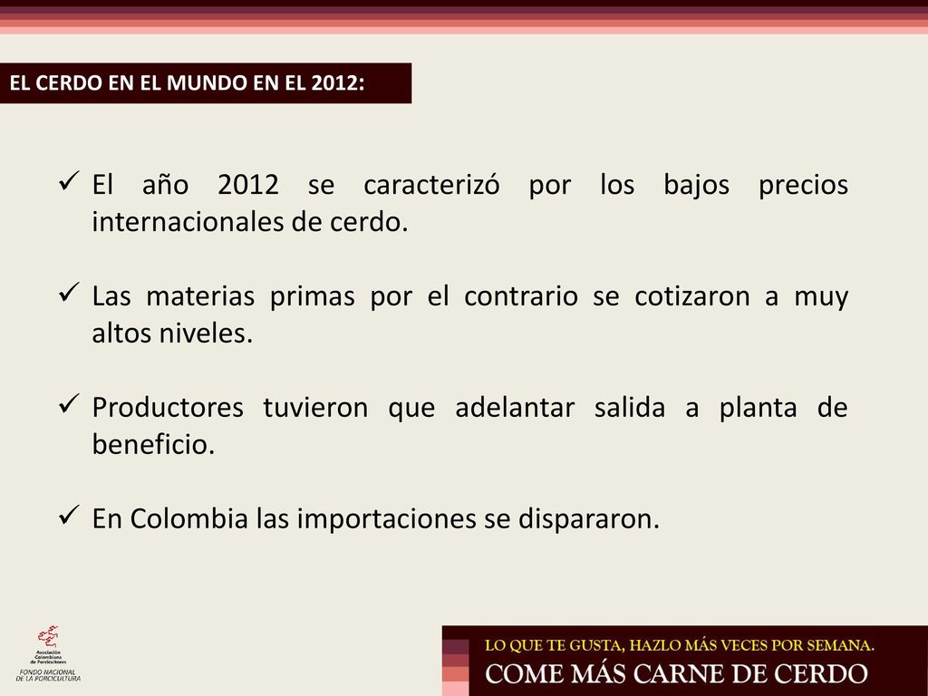 Las materias primas por el contrario se cotizaron a muy altos niveles.