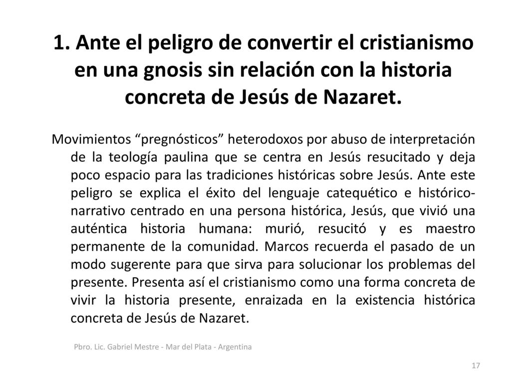 Pbro. Lic. Gabriel Mestre - Mar del Plata - Argentina