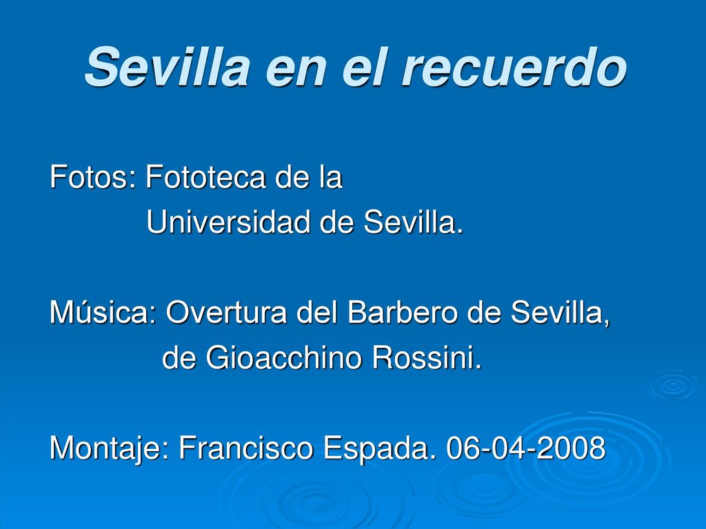 Sevilla en el recuerdo Fotos: Fototeca de la Universidad de Sevilla.