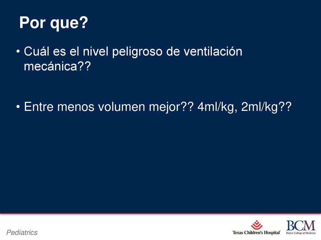Por que Cuál es el nivel peligroso de ventilación mecánica