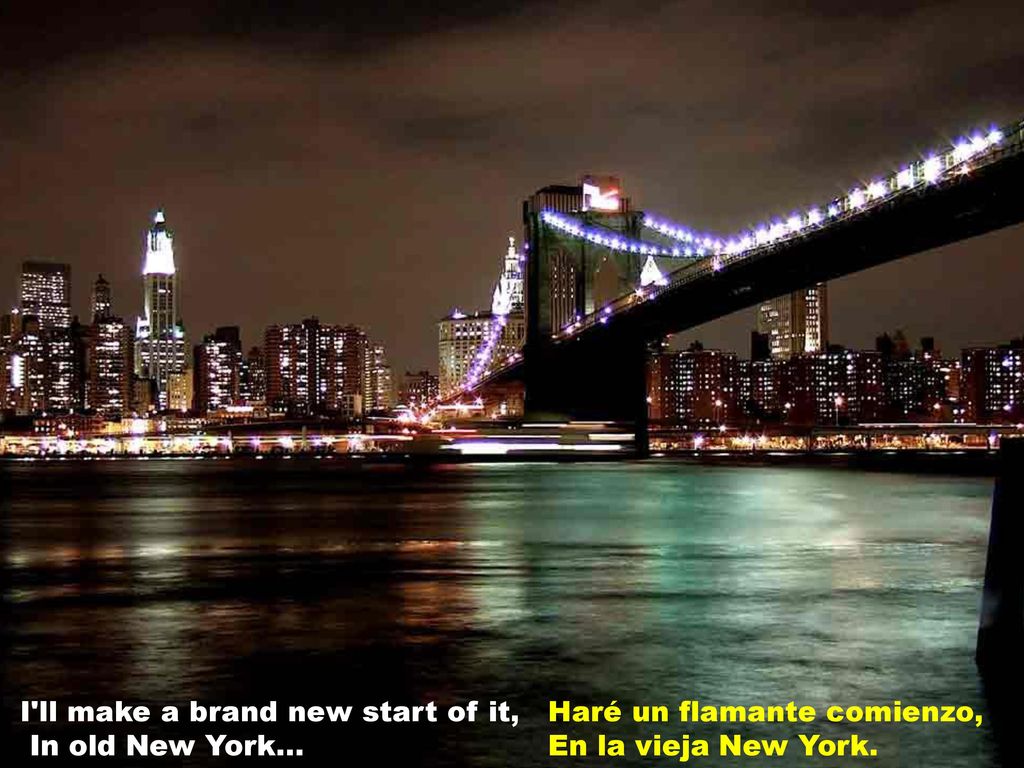 I ll make a brand new start of it,