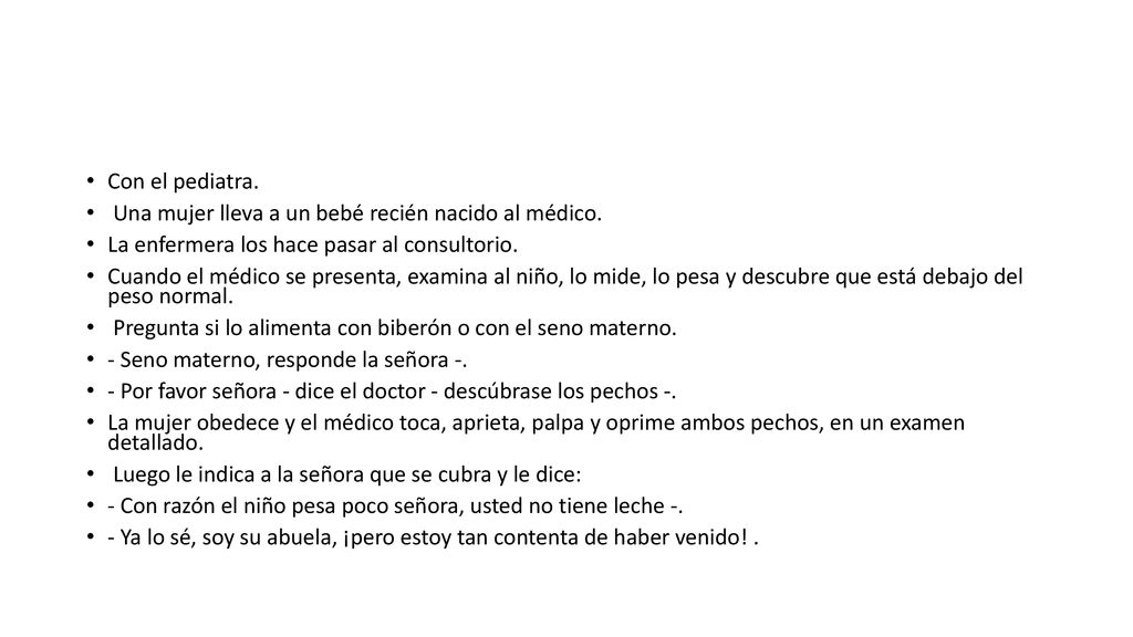 Con el pediatra. Una mujer lleva a un bebé recién nacido al médico. La enfermera los hace pasar al consultorio.