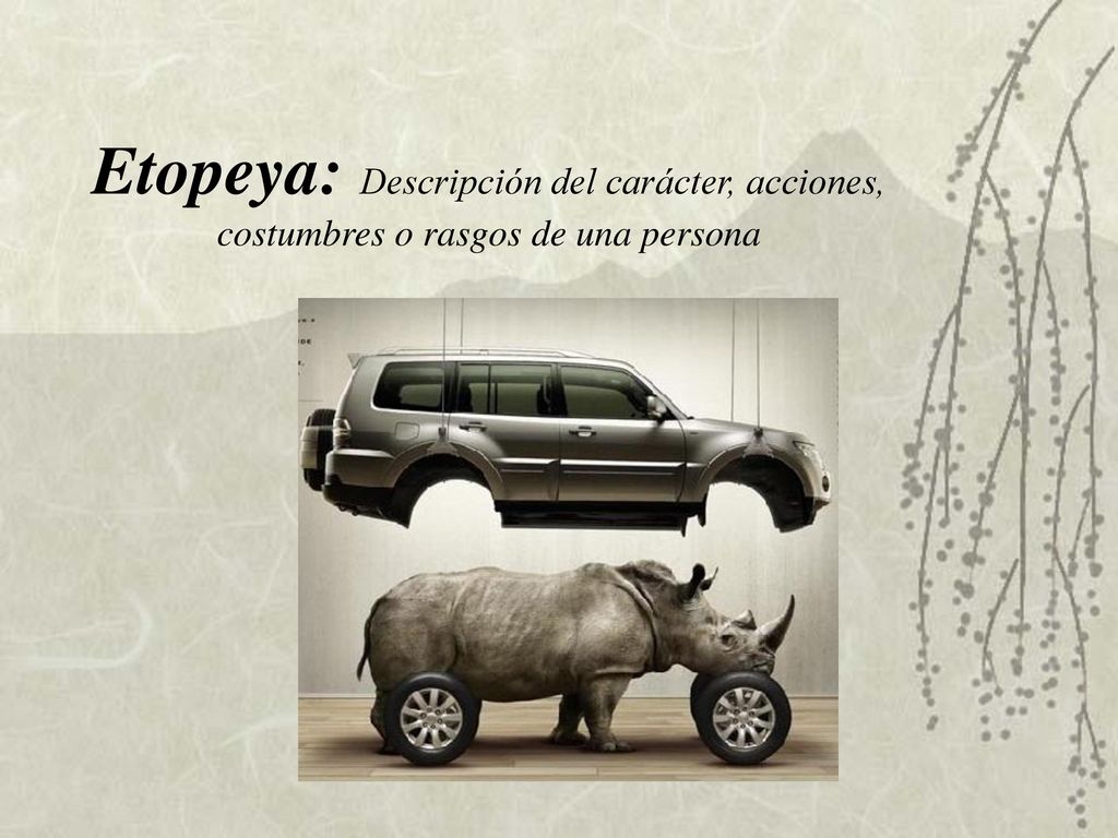 Etopeya: Descripción del carácter, acciones, costumbres o rasgos de una persona
