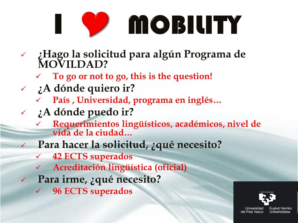 I  Mobility ¿Hago la solicitud para algún Programa de MOVILDAD