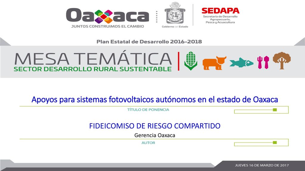 Apoyos para sistemas fotovoltaicos autónomos en el estado de Oaxaca