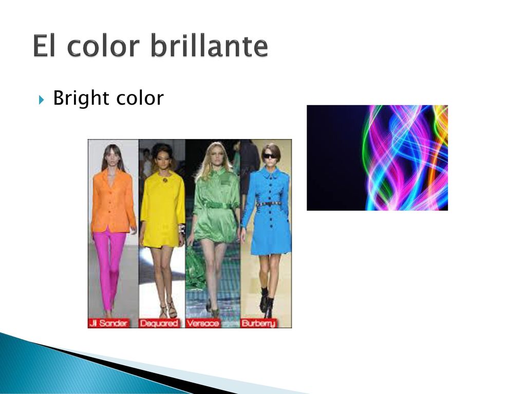 El color brillante Bright color