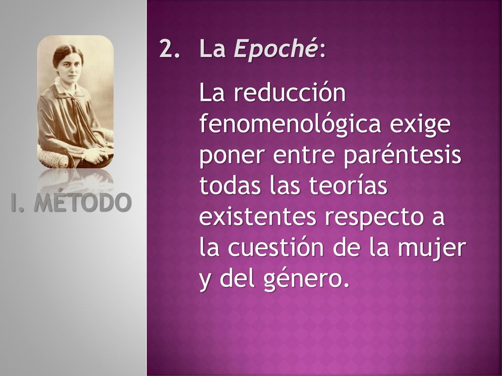 la cuestión de la mujer y del género. La Epoché: