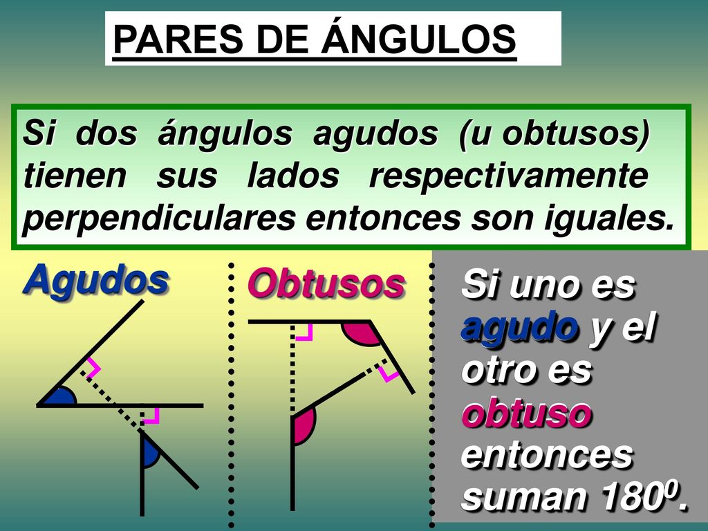 Si uno es agudo y el otro es obtuso entonces suman agudo