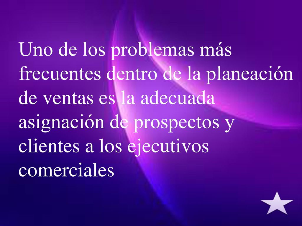 Uno de los problemas más frecuentes dentro de la planeación de ventas es la adecuada asignación de prospectos y clientes a los ejecutivos comerciales