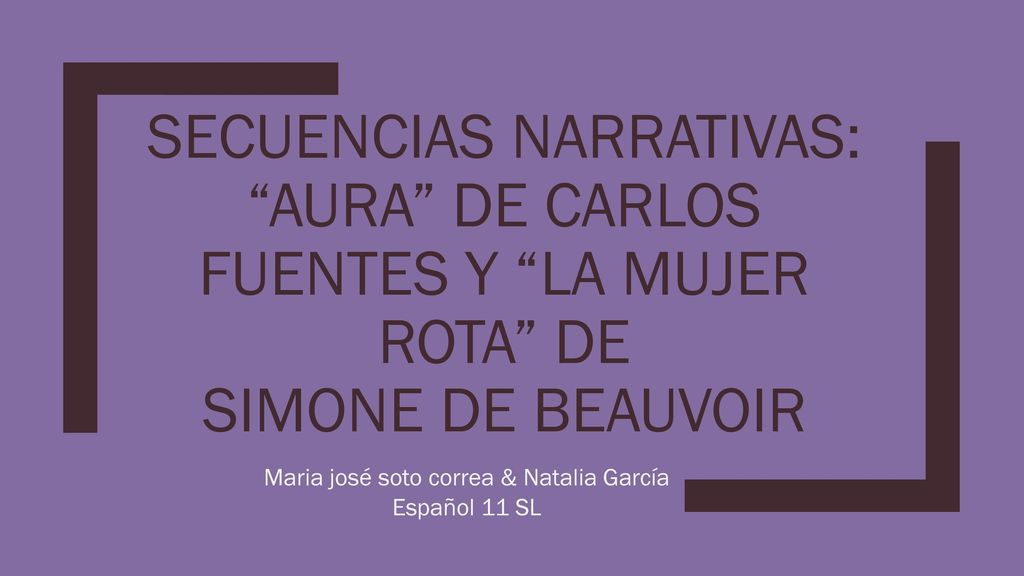 Maria josé soto correa & Natalia García Español 11 SL