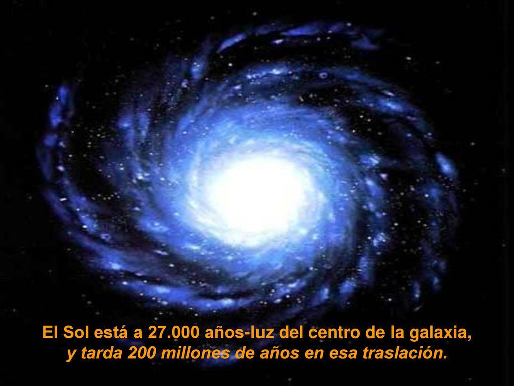 El Sol está a años-luz del centro de la galaxia,