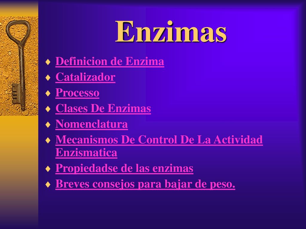Enzimas Definicion de Enzima Catalizador Processo Clases De Enzimas