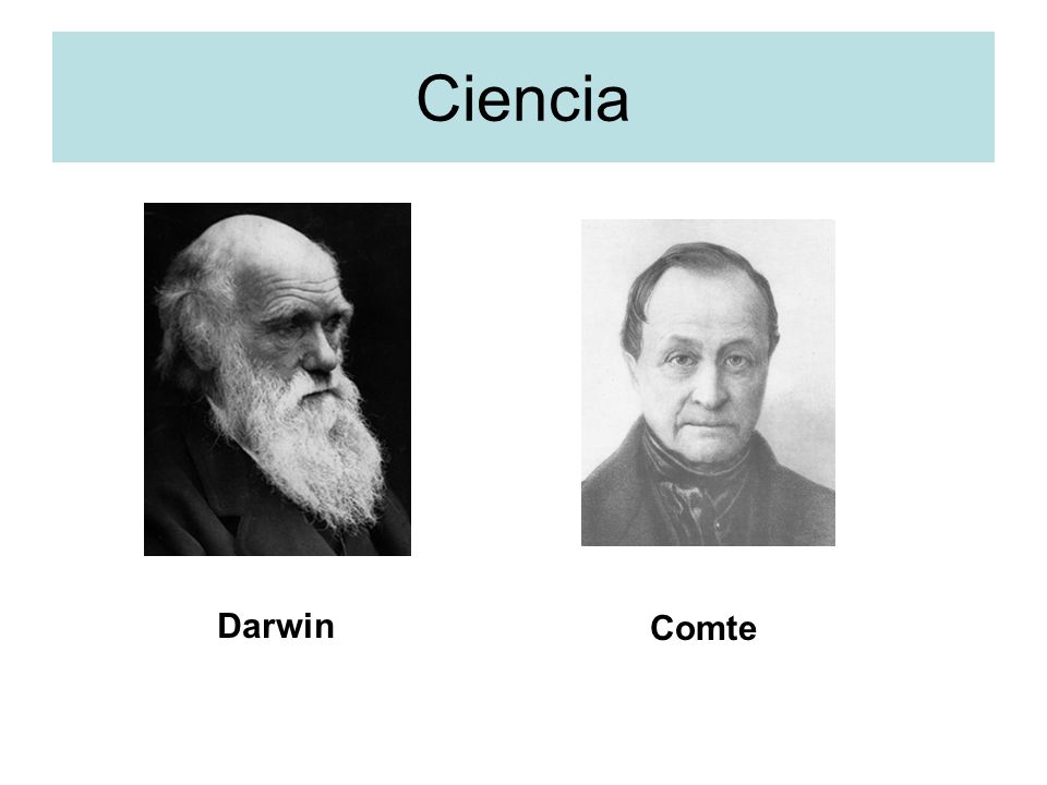 Ciencia Darwin Comte