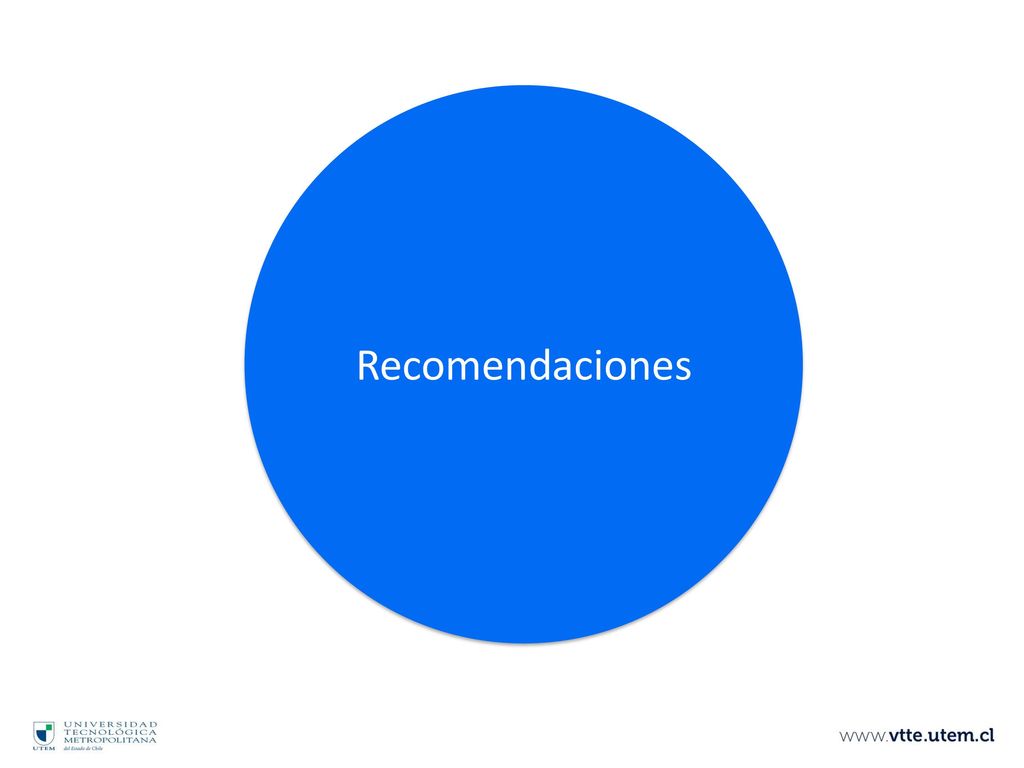 Recomendaciones