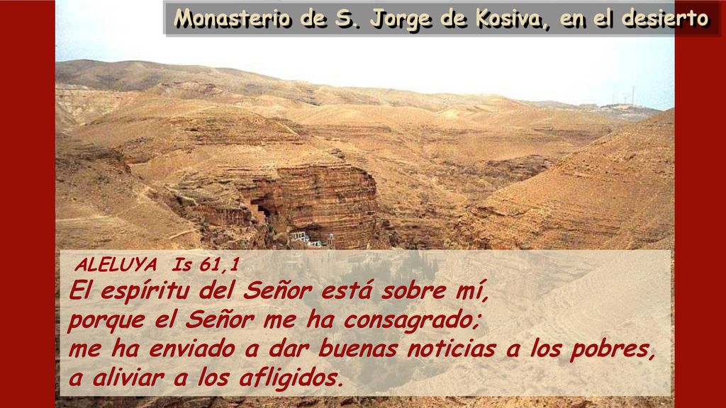 Monasterio de S. Jorge de Kosiva, en el desierto