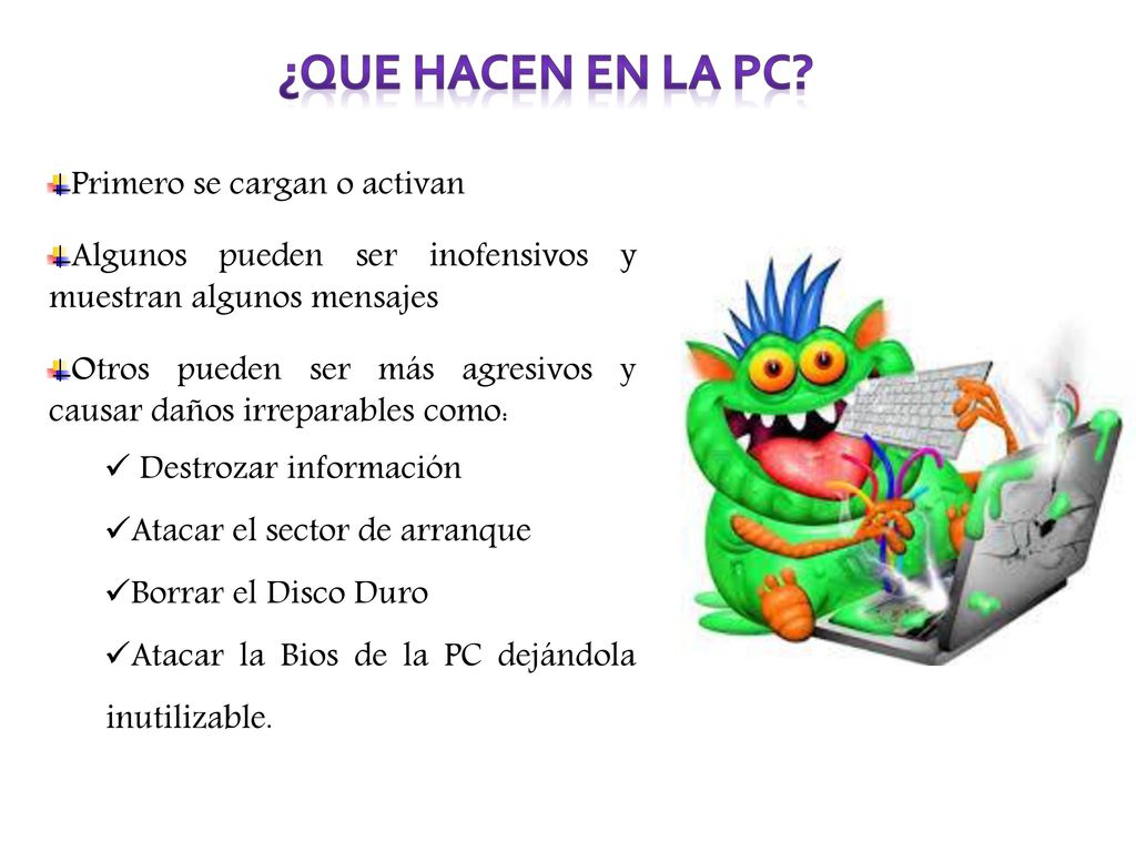 ¿Que hacen en la pc Primero se cargan o activan