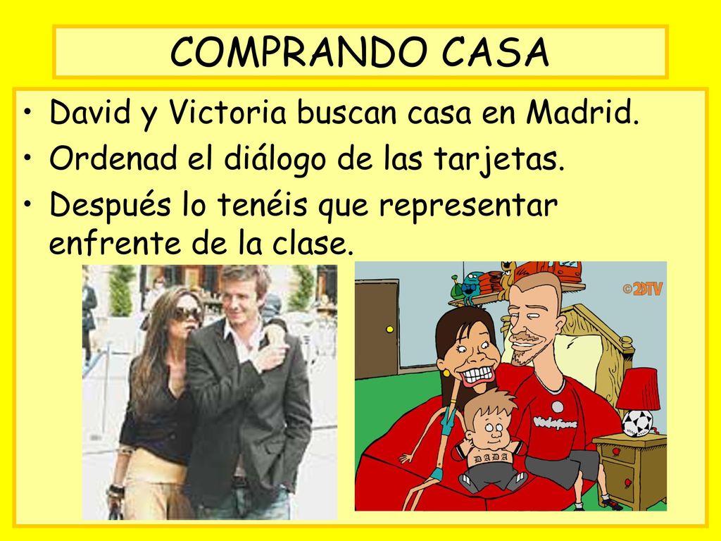 COMPRANDO CASA David y Victoria buscan casa en Madrid.