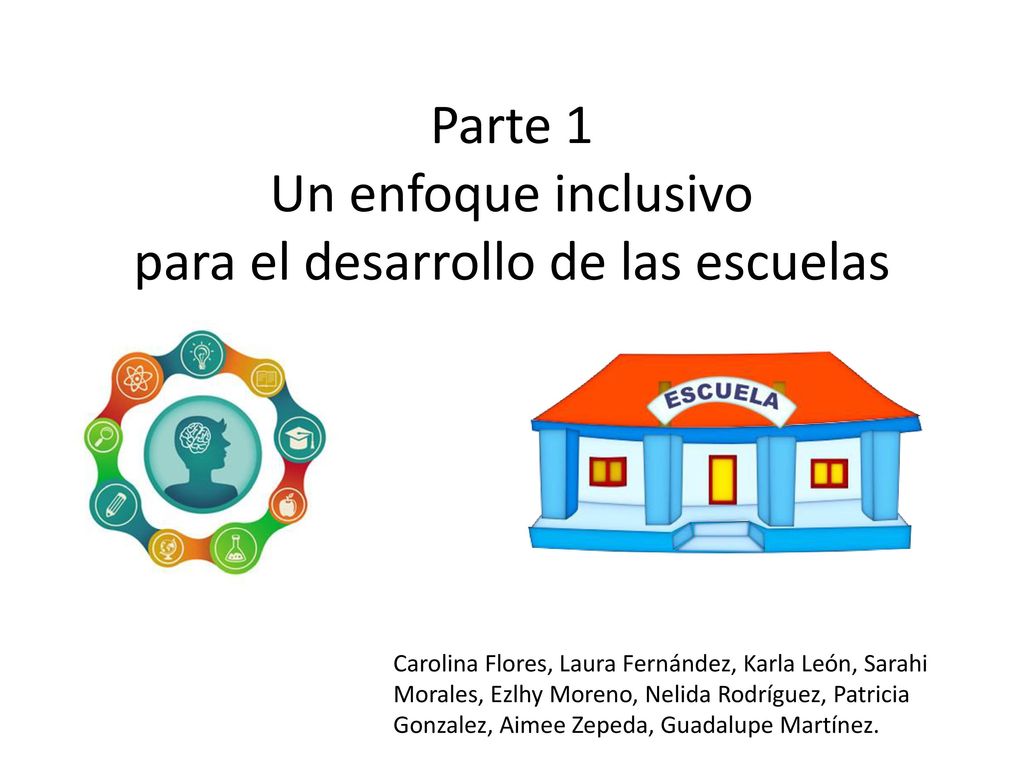 Parte 1 Un enfoque inclusivo para el desarrollo de las escuelas