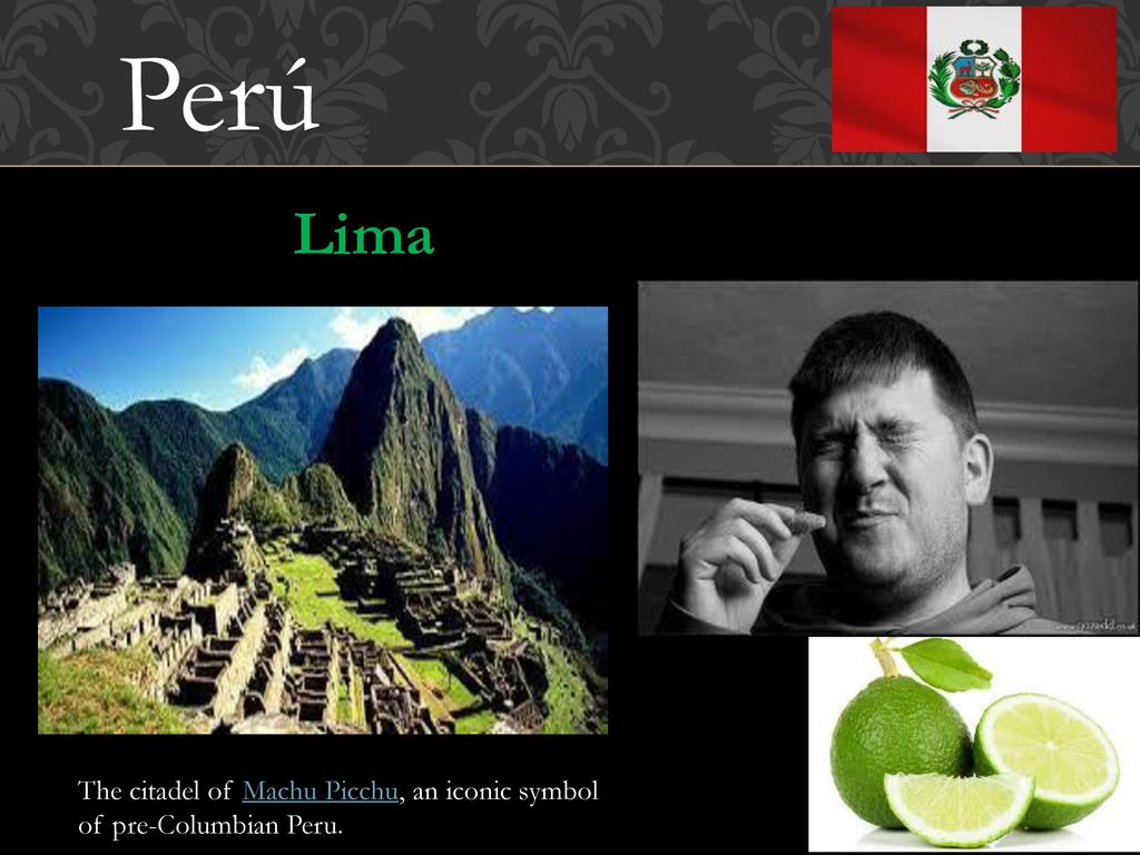 Perú Lima The citadel of Machu Picchu, an iconic symbol of pre-Columbian Peru.