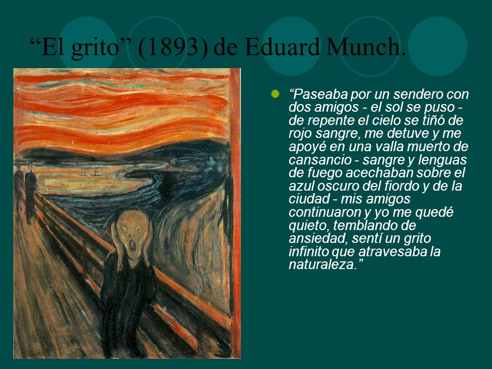 El grito (1893) de Eduard Munch.