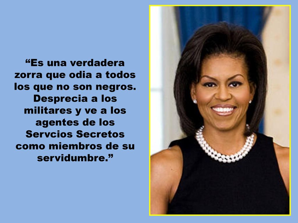 Es una verdadera zorra que odia a todos los que no son negros