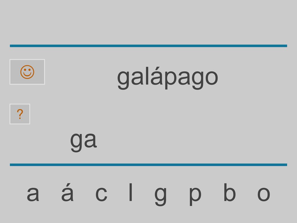  galápago ga a á c l g p b o