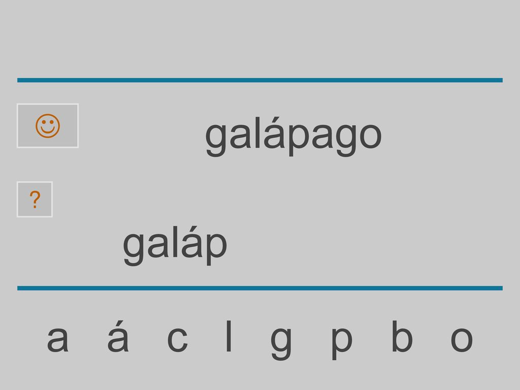  galápago galáp a á c l g p b o