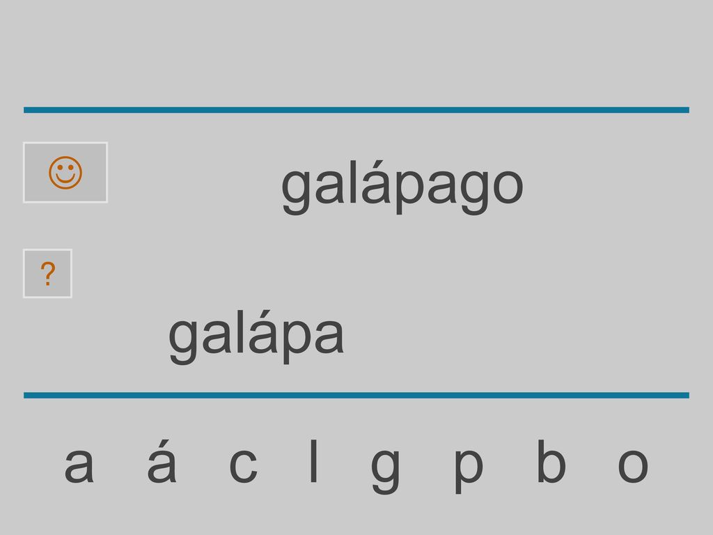  galápago galápa a á c l g p b o