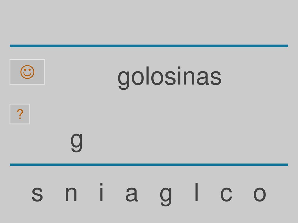 golosinas g s n i a g l c o
