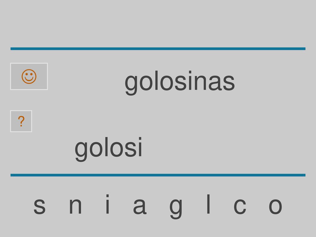  golosinas golosi s n i a g l c o