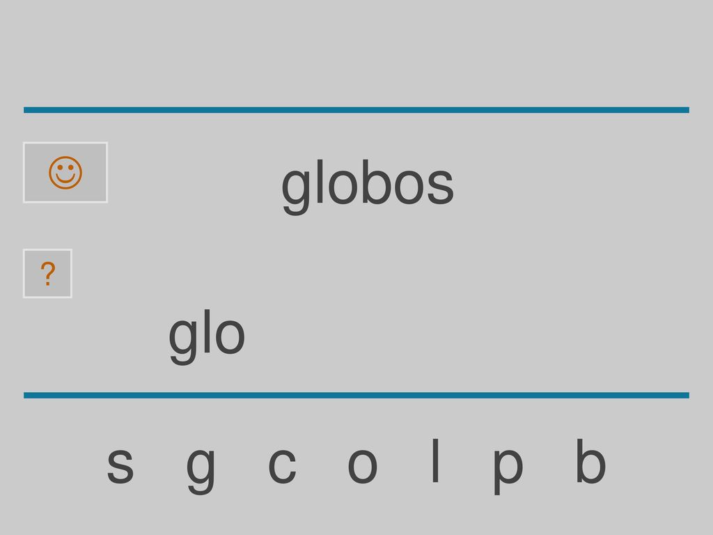  globos glo s g c o l p b