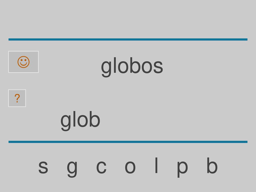  globos glob s g c o l p b