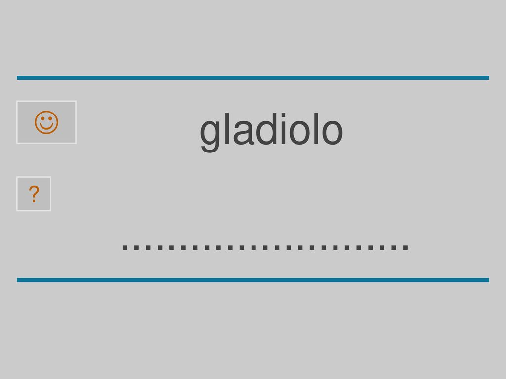  gladiolo o a c l g i d b
